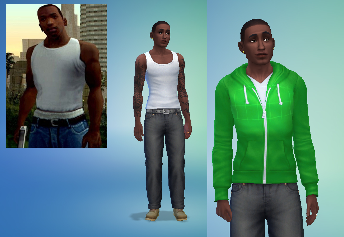 Carl Johnson "CJ" et Chop