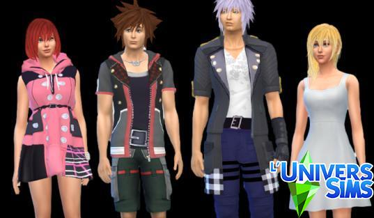 Kingdom Hearts: Sora, Riku, Kaïri et Naminé