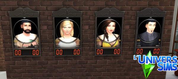 Piste de fléchettes de l'élection Présimdentielle