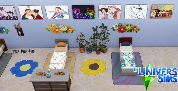 Lits Sims 4 Heartstopper pour enfants