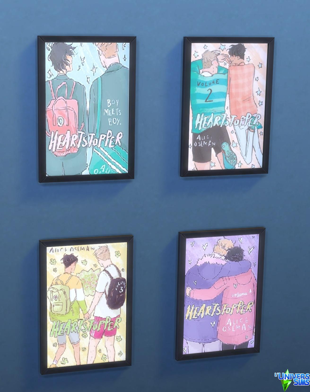 Tableaux Couvertures Heartstopper