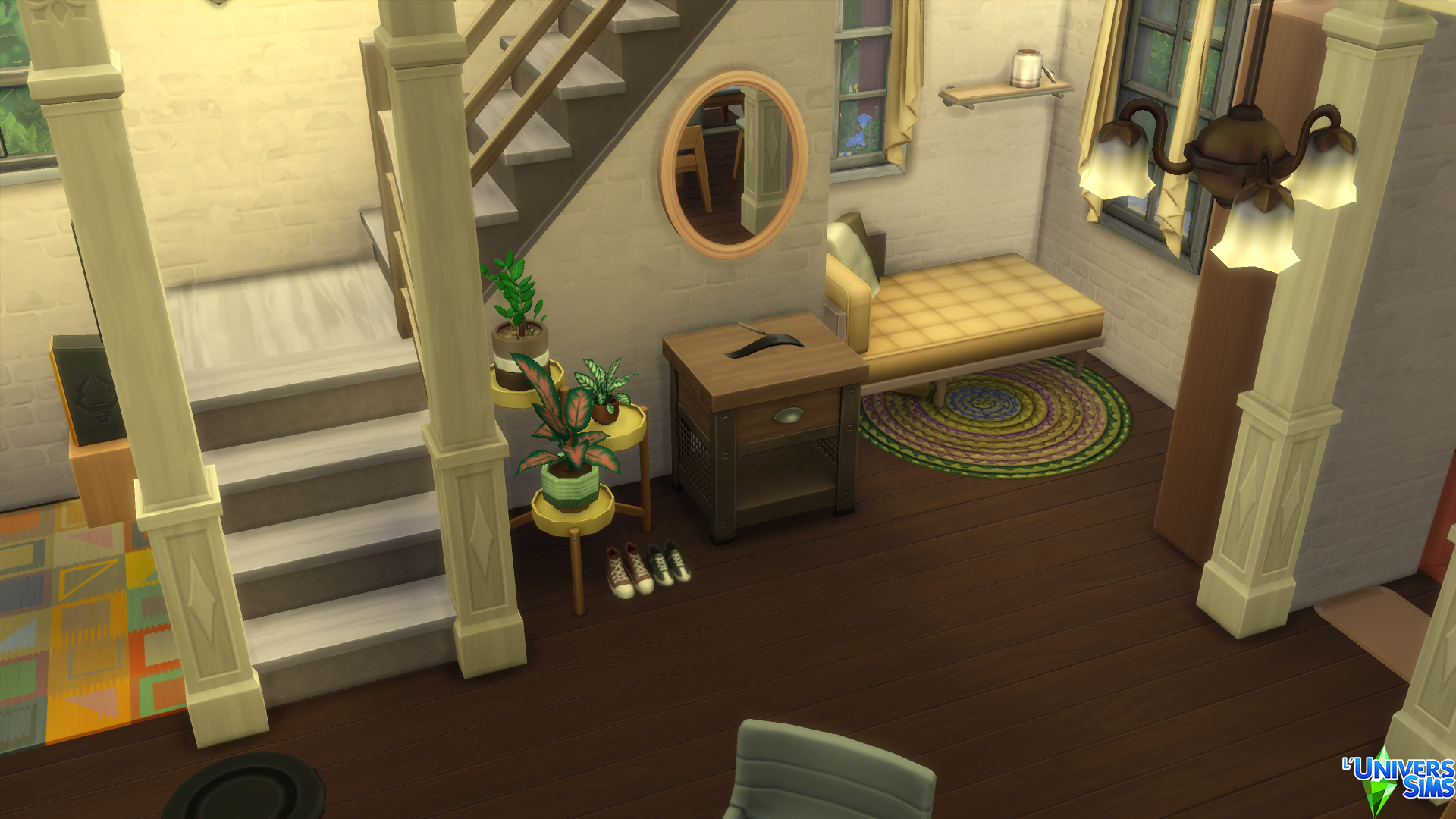 Intérieure maison basque