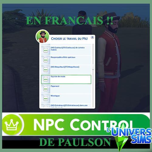 NPC Control de Paulson, traduction française à joindre.
