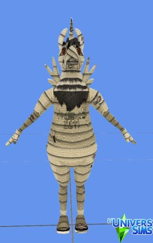 Plus d’informations sur «&nbsp;Mascotte de l'UniverSims Momie&nbsp;»