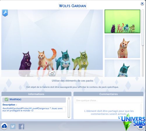 Plus d’informations sur «&nbsp;Wolfs Gardian&nbsp;»