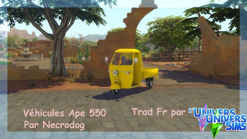 Véhicules APE 550 de Necrodog, traduction française