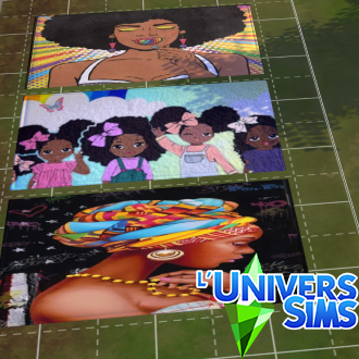 Black Girl Rug and Beauty Rug