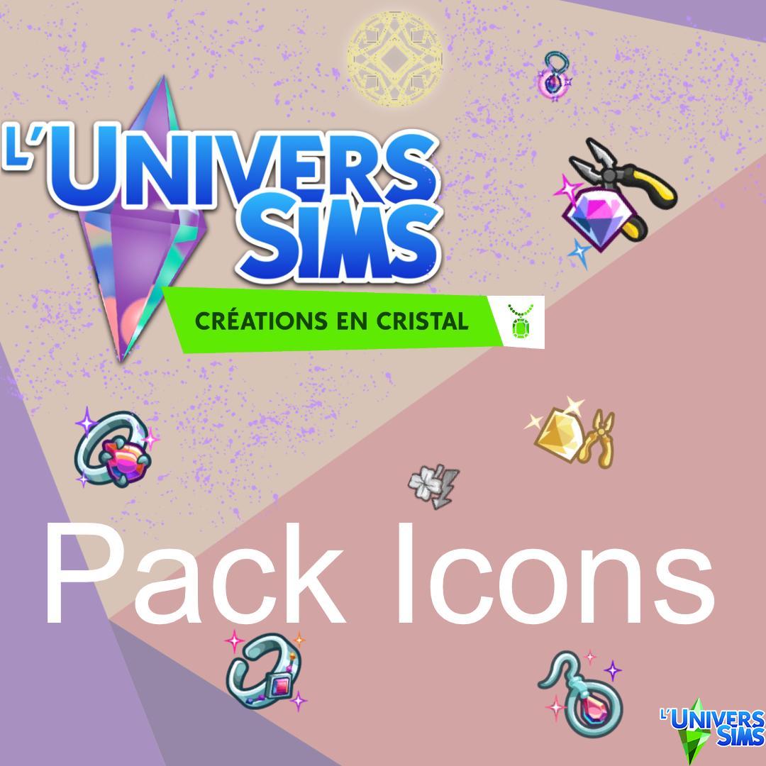 Sims 4 - Créations en Cristal - SP 49  - Icônes du Pack - Pack's Icons 1.0.0