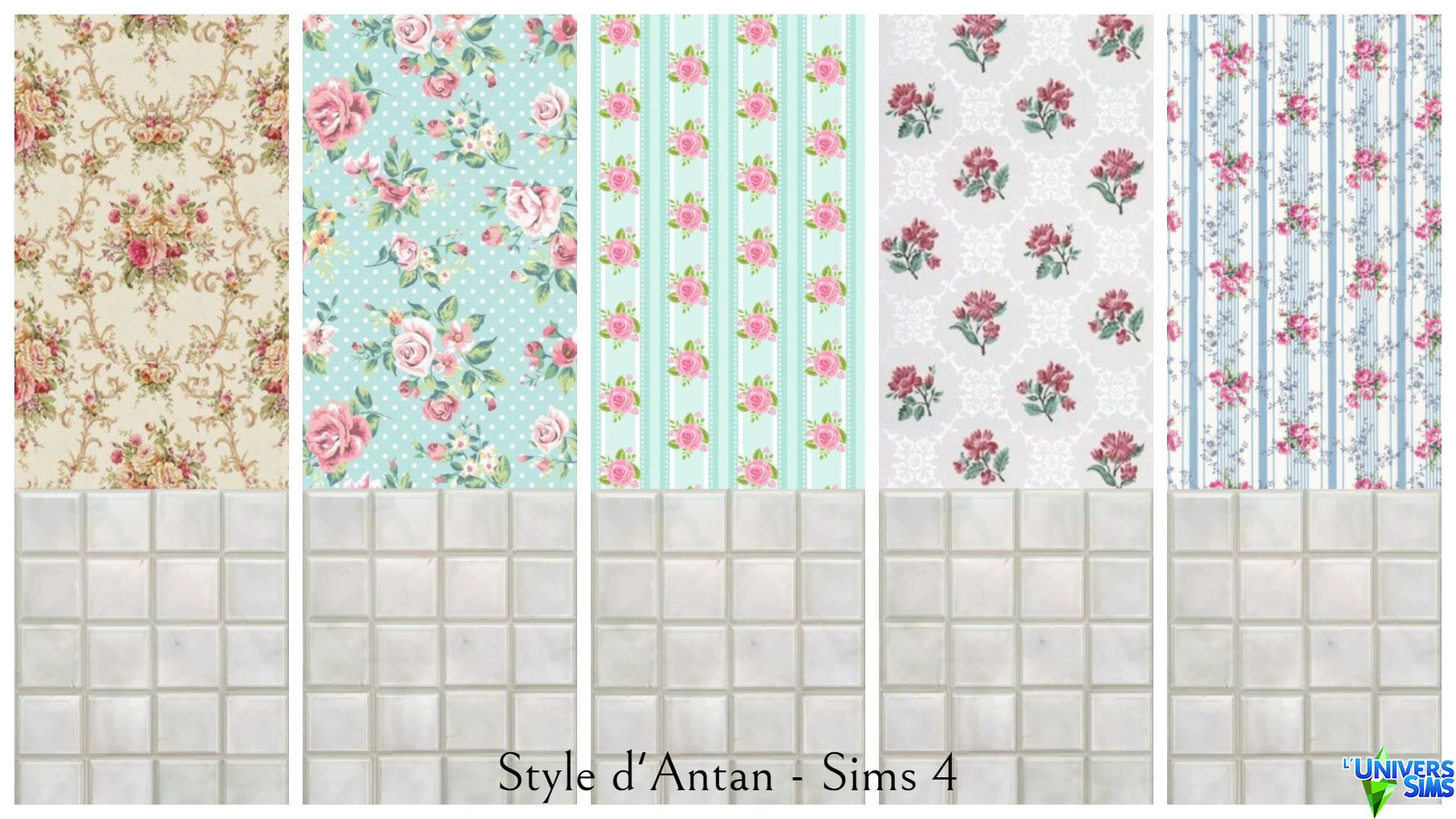 Papier peint Carrelage - Rococo