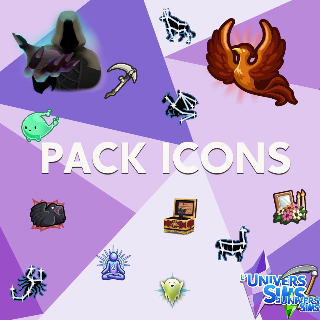 Les Sims 4 - Icones jeu de base - MAJ Octobre 2024