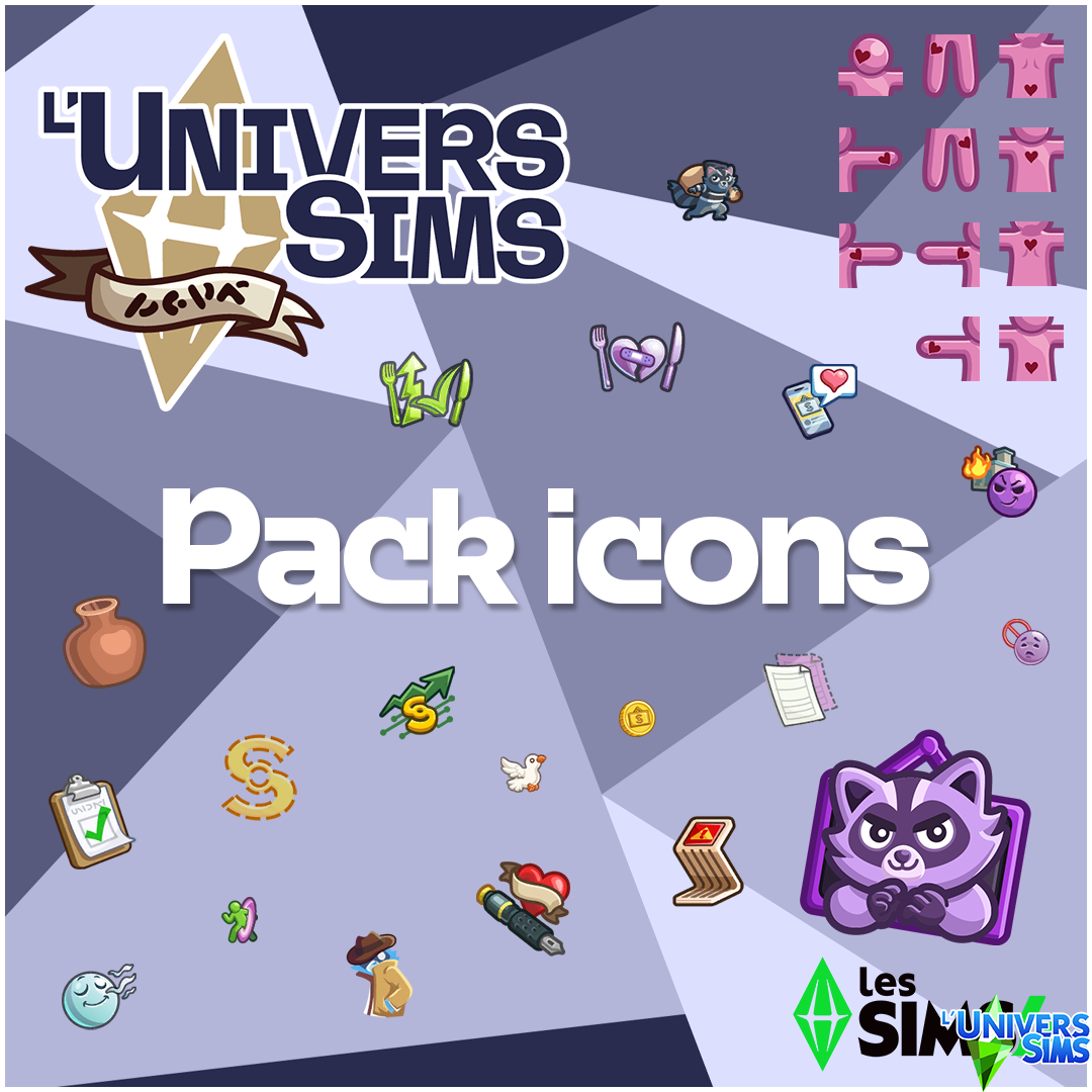 Sims 4 - Business et Loisirs - EP 18- Pack's Icons