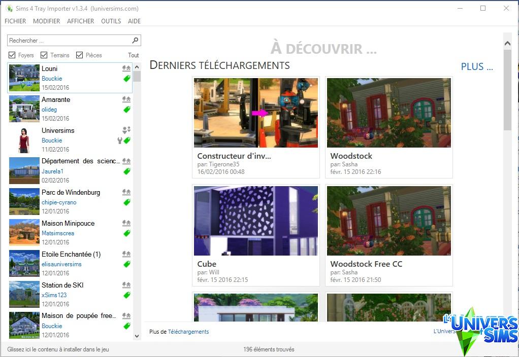 Sims 4 Tray Importer