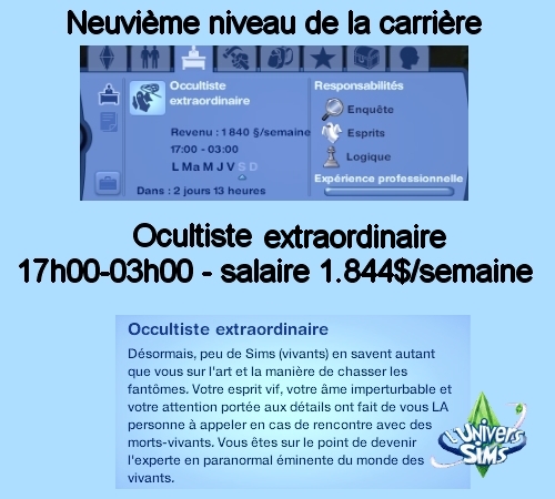09erniveau Ocultiste extrodinaire
