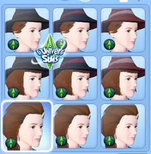 Sims3 Super Pouvoir -  Fanday Lyon - CAS - Coiffures femmes 1