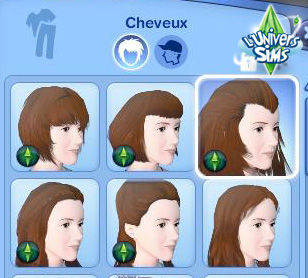 Sims3 Super Pouvoir -  Fanday Lyon - CAS - Coiffures femmes 3