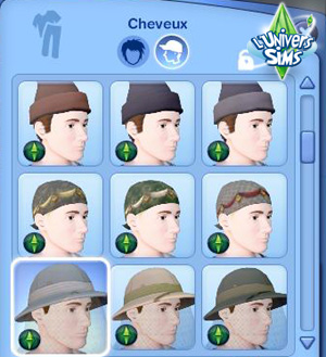 Sims3 Super Pouvoir -  Fanday Lyon - CAS - Coiffures homme 1