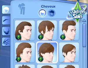 Sims3 Super Pouvoir -  Fanday Lyon - CAS - Coiffures homme 3