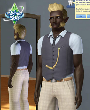 Sims3 Super Pouvoir -  Fanday Lyon - CAS - Vetements Hommes 2