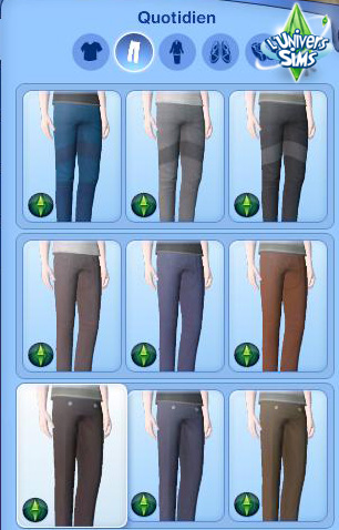 Sims3 Super Pouvoir -  Fanday Lyon - CAS - Vetements Hommes 6