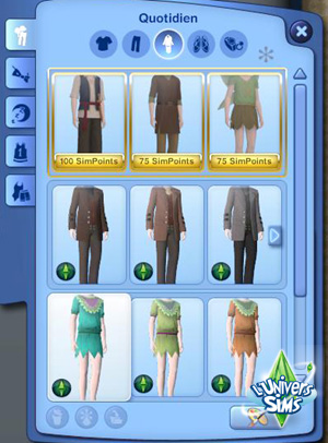 Sims3 Super Pouvoir -  Fanday Lyon - CAS - Vetements enfant garcon 1