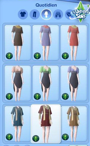 Sims3 Super Pouvoir -  Fanday Lyon - CAS - Vetements femme 6