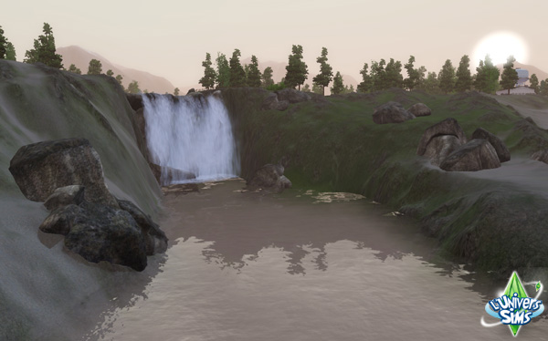 Sims3 Super Pouvoir -  Fanday Lyon -  vues de Moonlight Falls 11