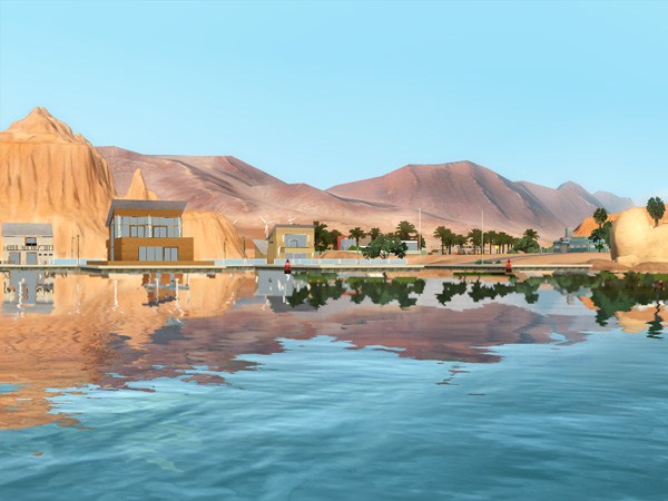 Sims-3-Lucky-Palms-Les-lieux-communautaires - Le lac de Lucky Palms-2