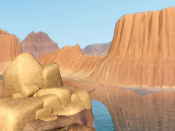 Sims-3-Lucky-Palms-Les-lieux-communautaires - Vue de Lucky Palms-1