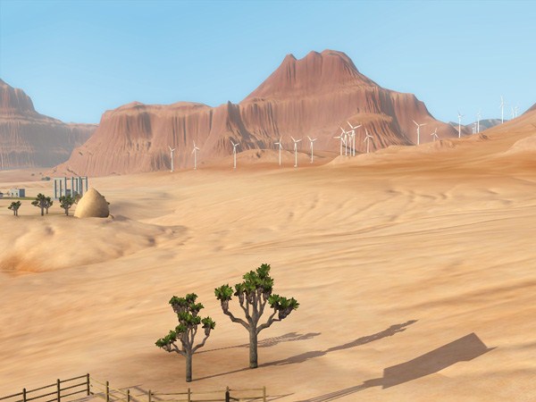 Sims-3-Lucky-Palms-Les-lieux-communautaires - Vue de Lucky Palms-3