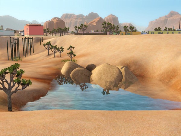 Sims-3-Lucky-Palms-Les-lieux-communautaires - Vue de Lucky Palms-5