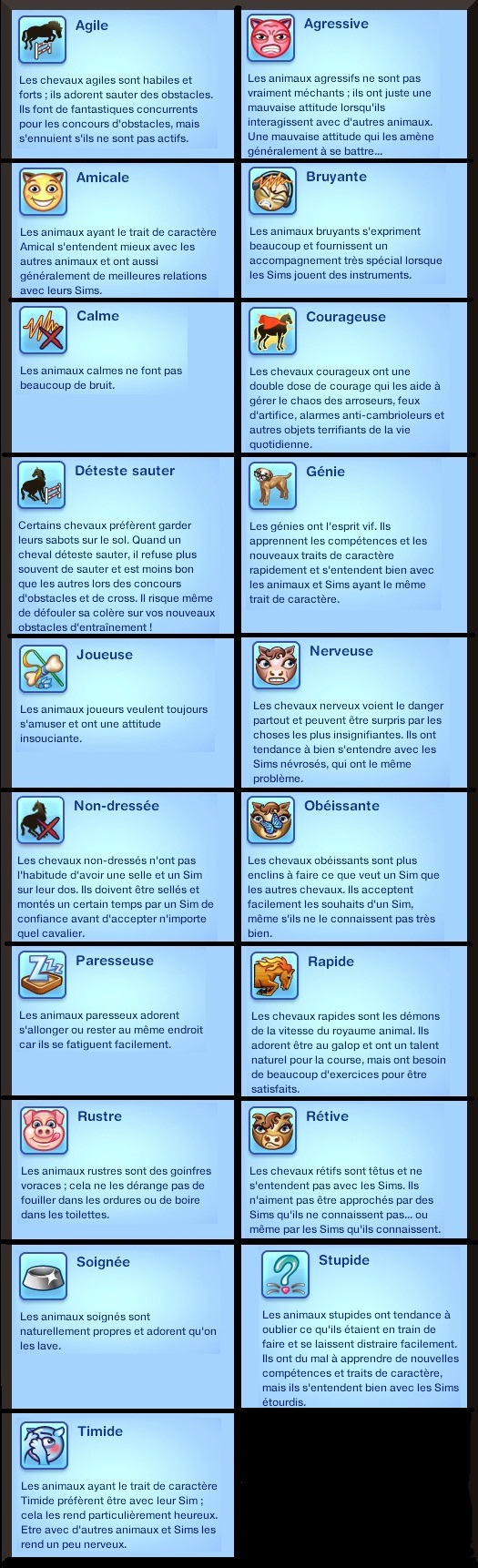traits cheval licorne