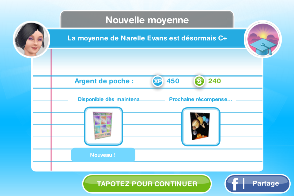 Les Sims Gratuit freeplay école C+