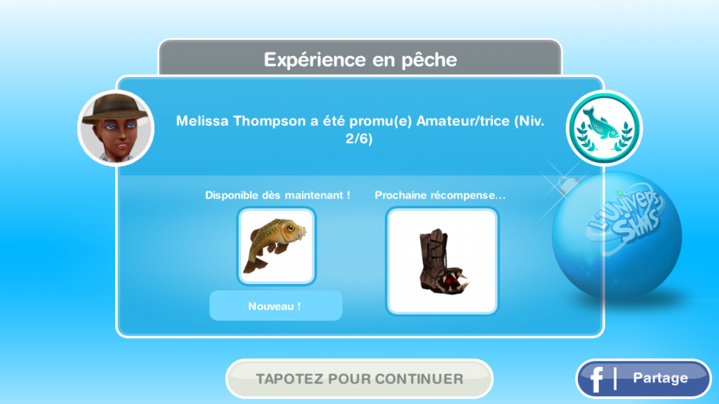 Sims Gratuit Noel compétence pêche 2