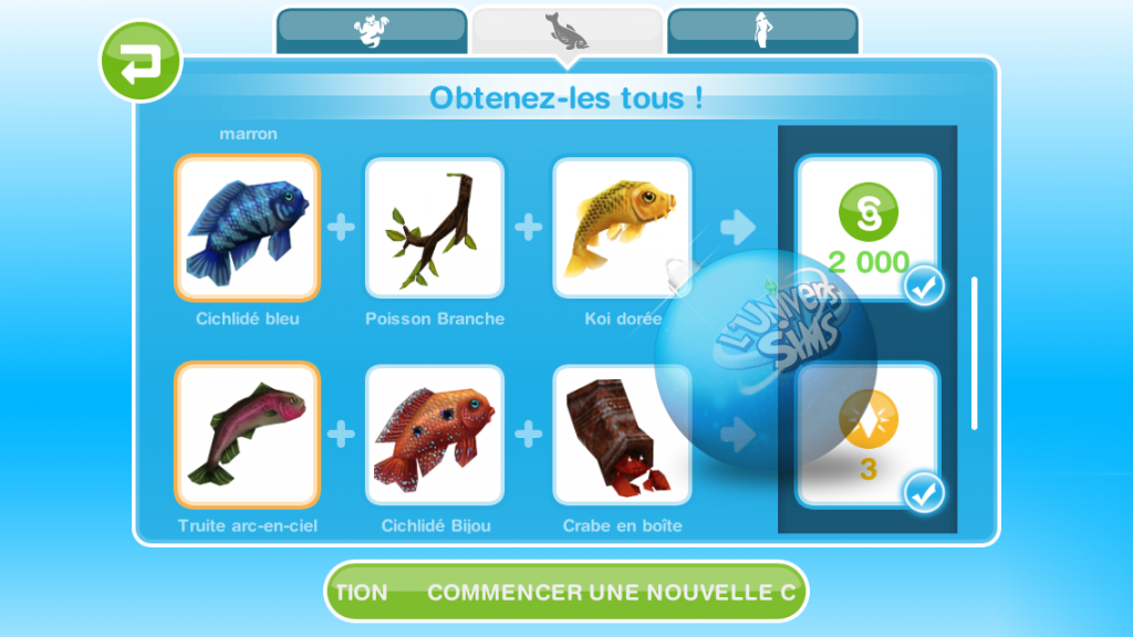 Sims Gratuit Noel poissons serie 34