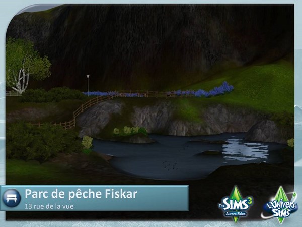 Sims-3-Monde-Aurora-skies-terrains-communautaires-Parc-Fiskar