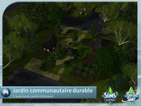 Sims-3-Monde-Aurora-skies-terrains-communautaires-jardin-communautaire