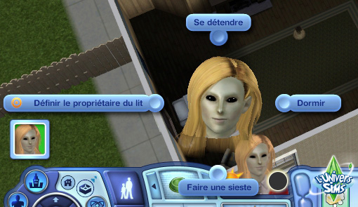 Sims-3-Universite-se-loger-interaction-definir-proprietaire-lit