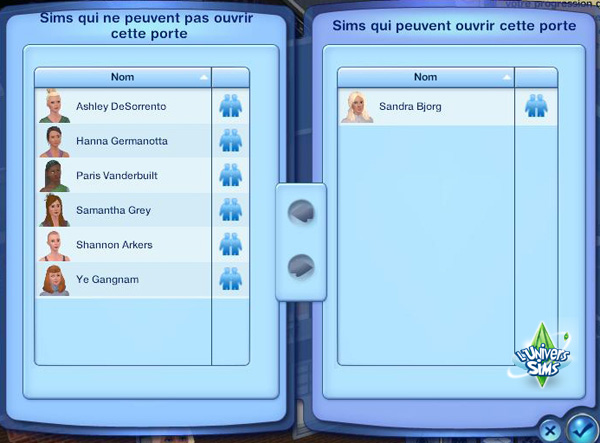 Sims-3-Universite-se-loger-menu-selection-sims