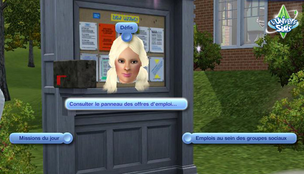 Sims-3-Universite-se-loger-panneau-affichage-interaction-2