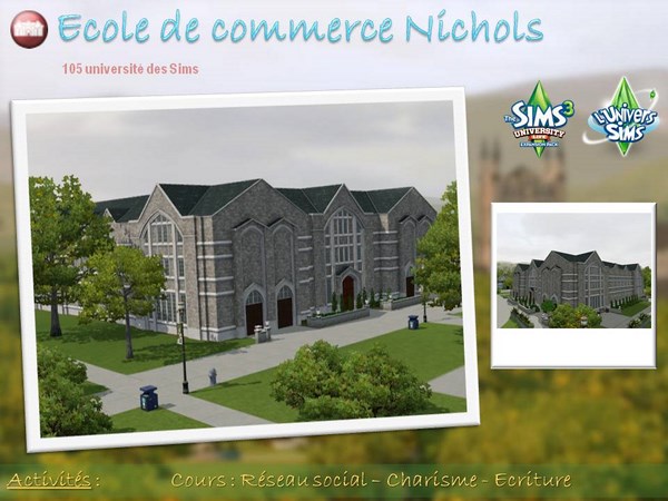 Sims-3-University-Communautaires-Ecole-de-commerce