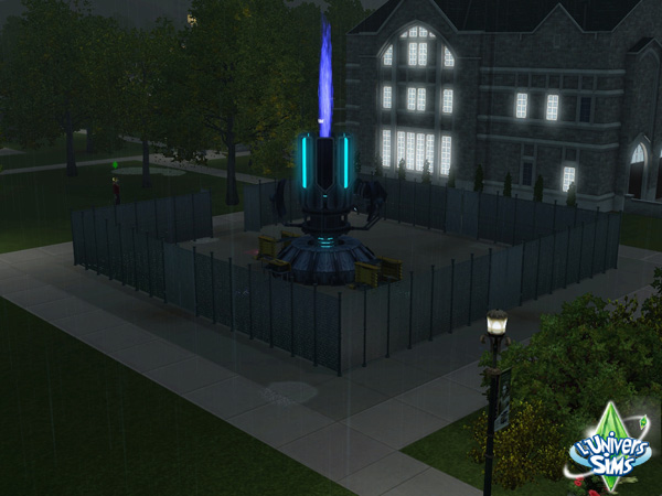 Sims-3-University-machine-test-scientifique-faisceau-bleu