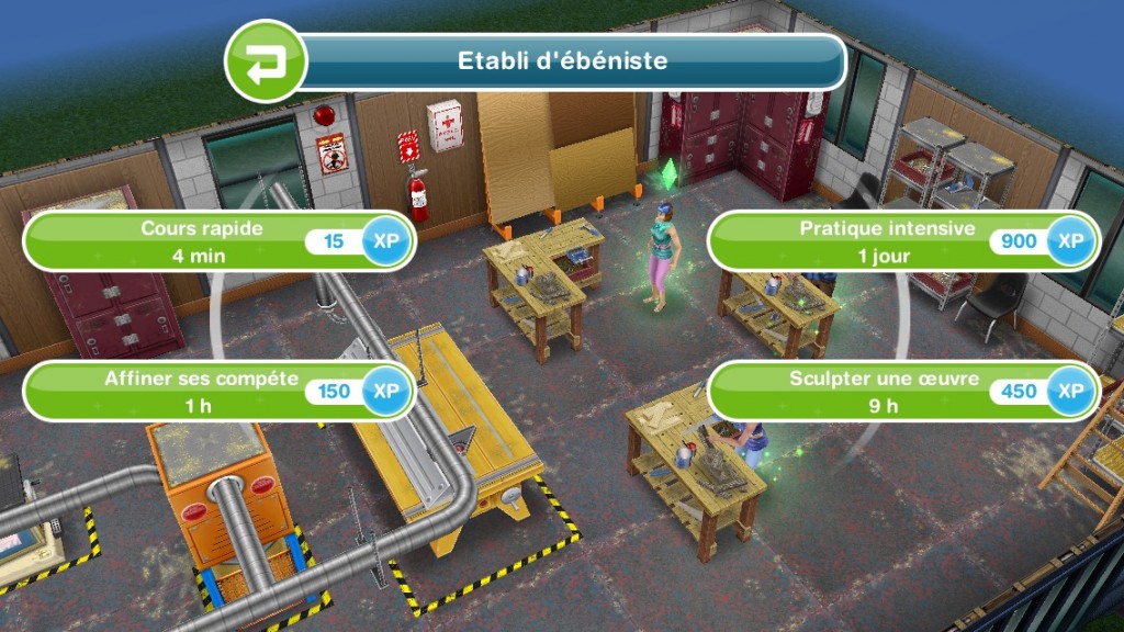 Sims Gratuit établi d'ébéniste