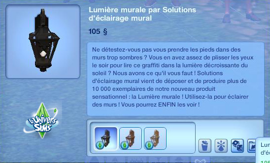 Sims-3-ile-de-reve-Mode-achat-lampes-lumiere-murale