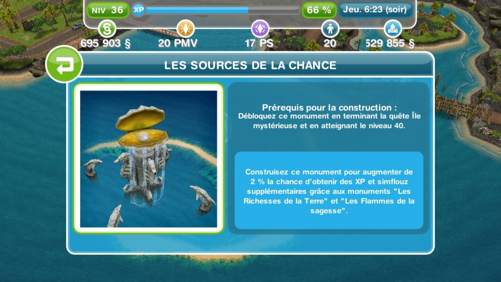 Sims gratuit freeplay île mystérieuse
