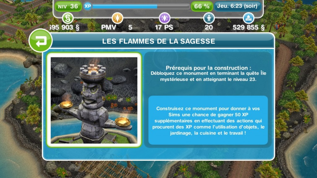 Sims gratuit freeplay île mystérieuse